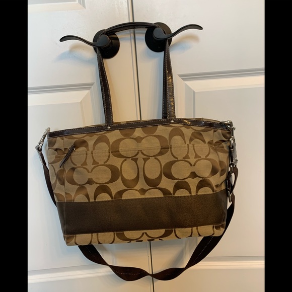 Coach diaper bag/ computer bag - Picture 2 of 8
